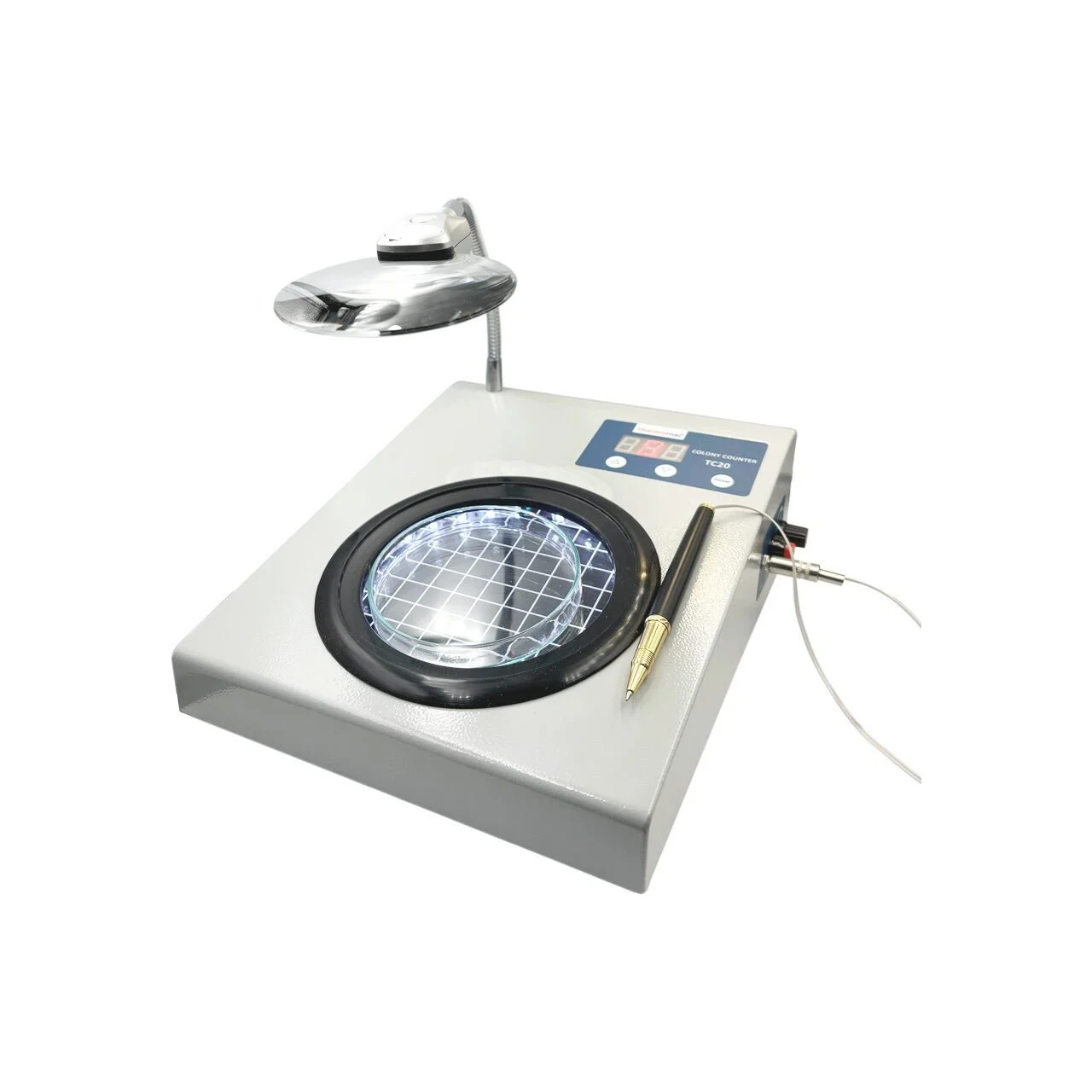 Thermomac TC20 Koloni Sayım Cihazı - Yarı Otomatik Koloni Sayıcı - Colony Counter