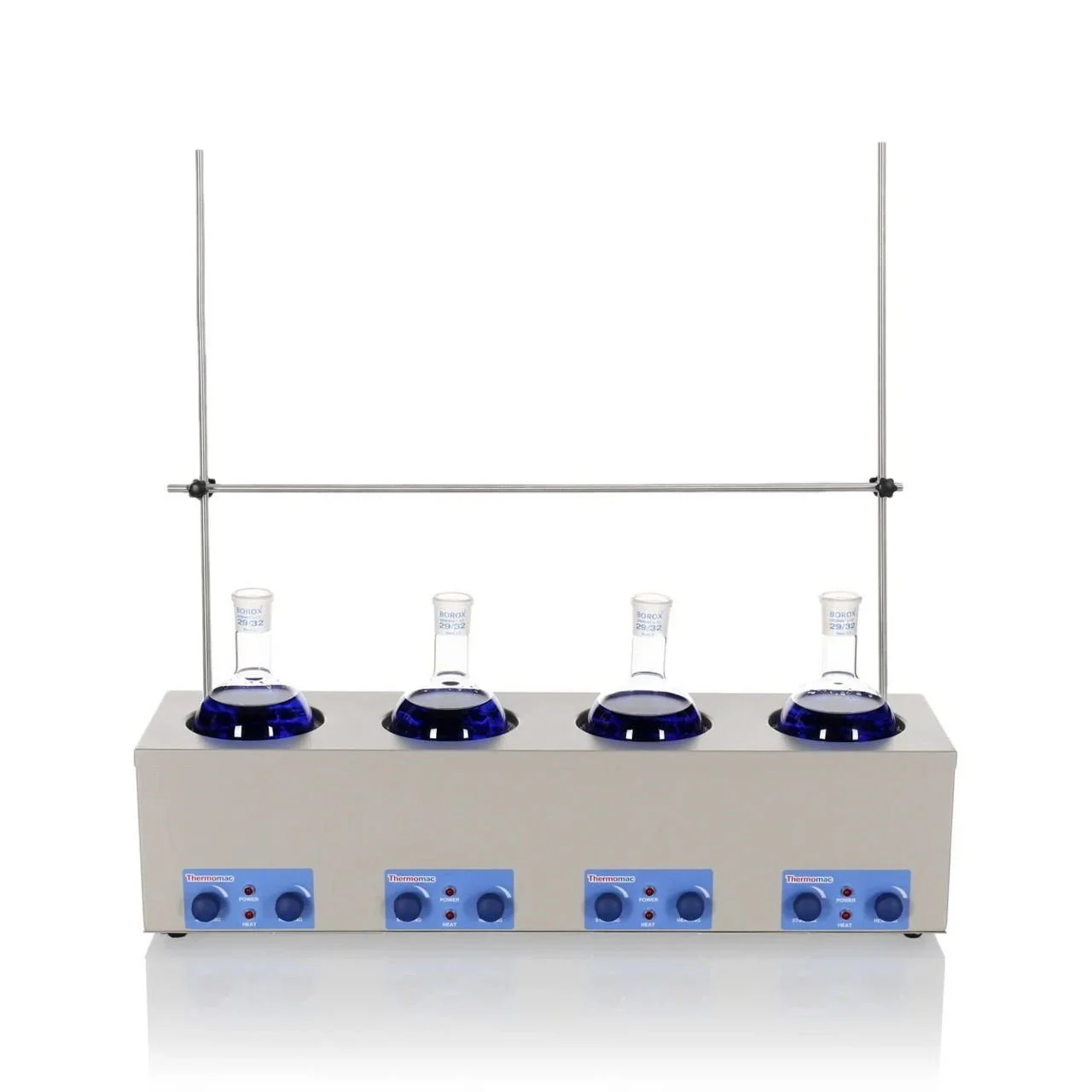Thermomac HMS450 Çoklu Karıştırıcılı Balon Isıtıcı 500ml 4lü - Standlı - Görsel 2
