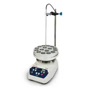 Thermomac TM14D Dijital Isıtıcılı Manyetik Karıştırıcı 10L - Digital Hot Plate Stirrer - 10 Litre Isıtıcı Tabla+Taşıyıcı Plaka+4x30ml Tüp Blok Set