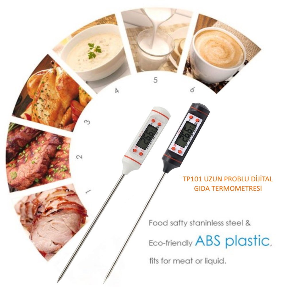 Dijital Termometre TP101 - Problu Sıcaklık Ölçer - 50 Adet - Image 5